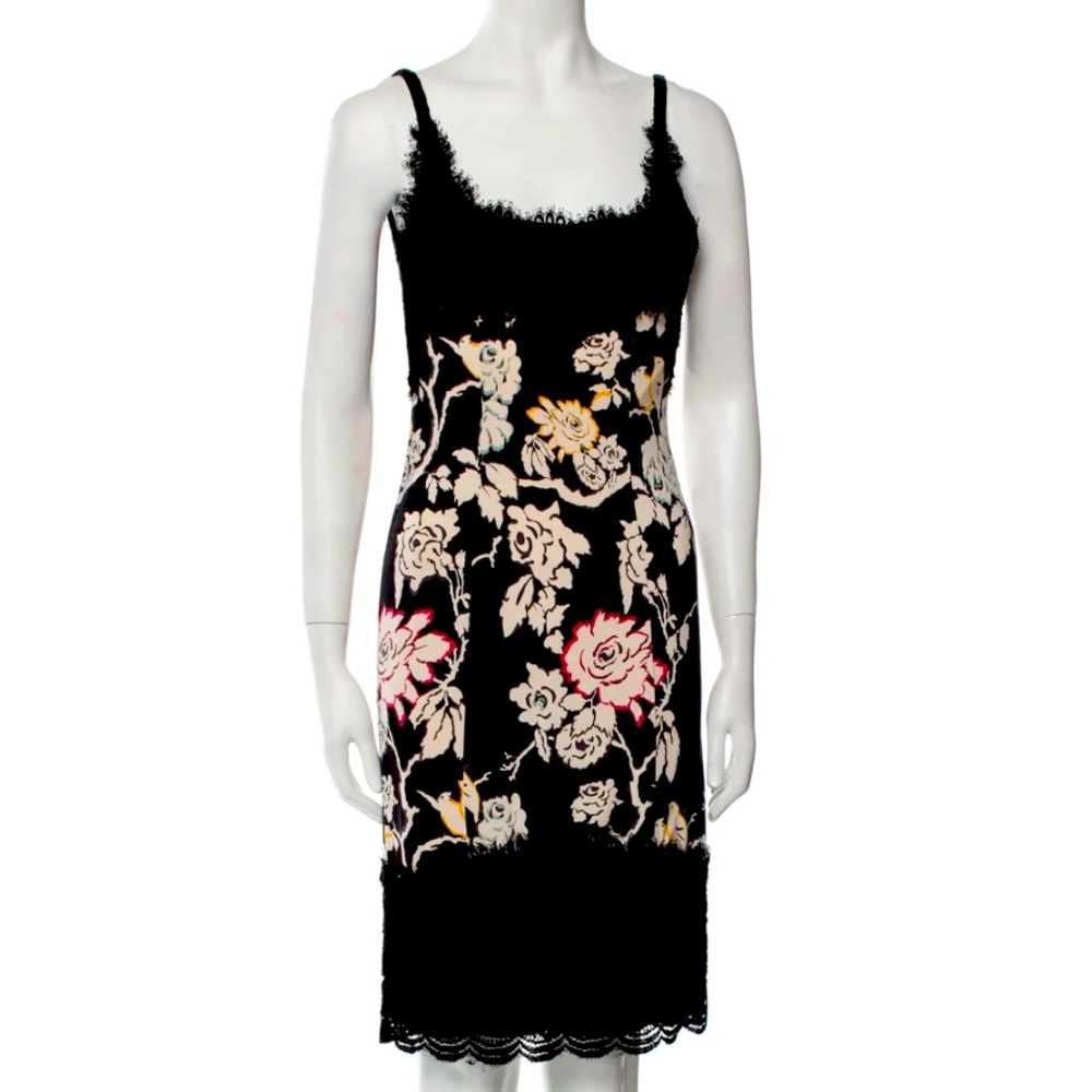 Diane Von Frustenberg lace floral dress